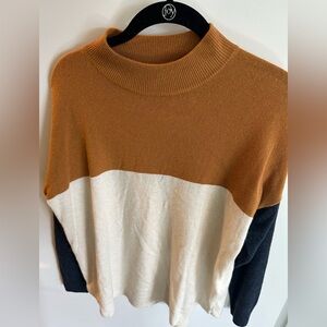 Tri-Colored Sweater